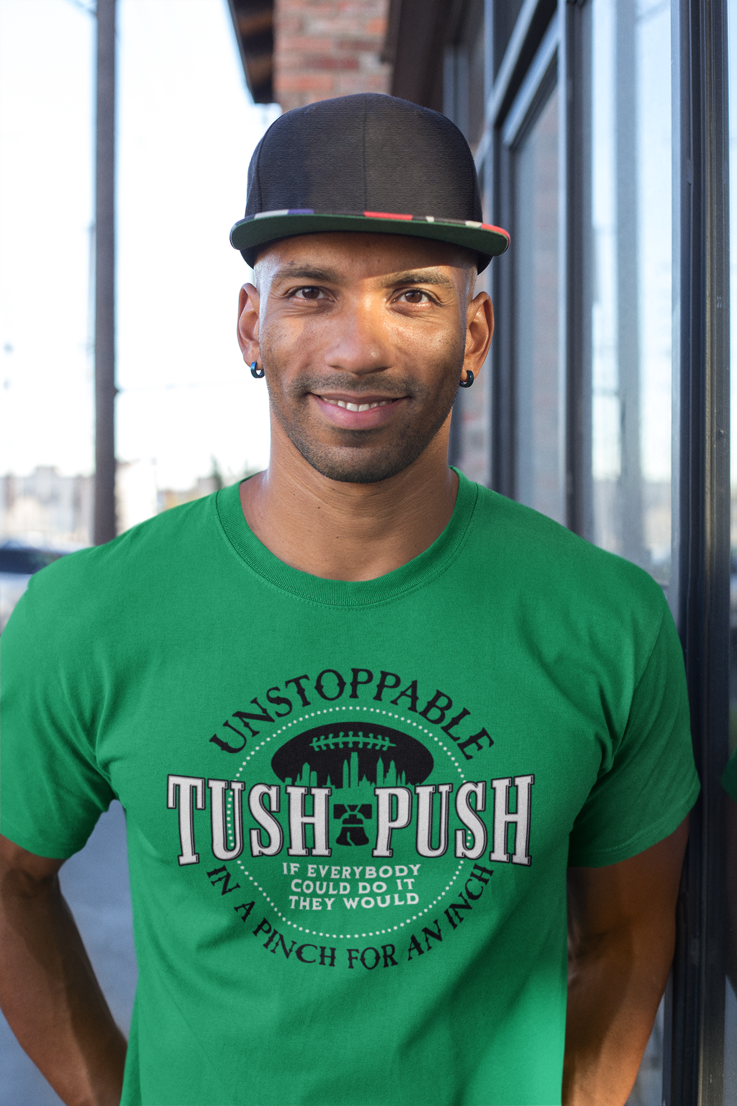 Philly Skyline Graphic – Adult Mens Cotton Classic Fit Tee
