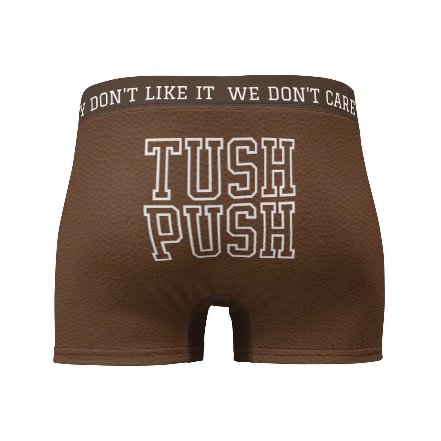 Tush Push™ Football Boxer Briefs for Men, Funny Game Day Underwear for Tailgating, Football Print