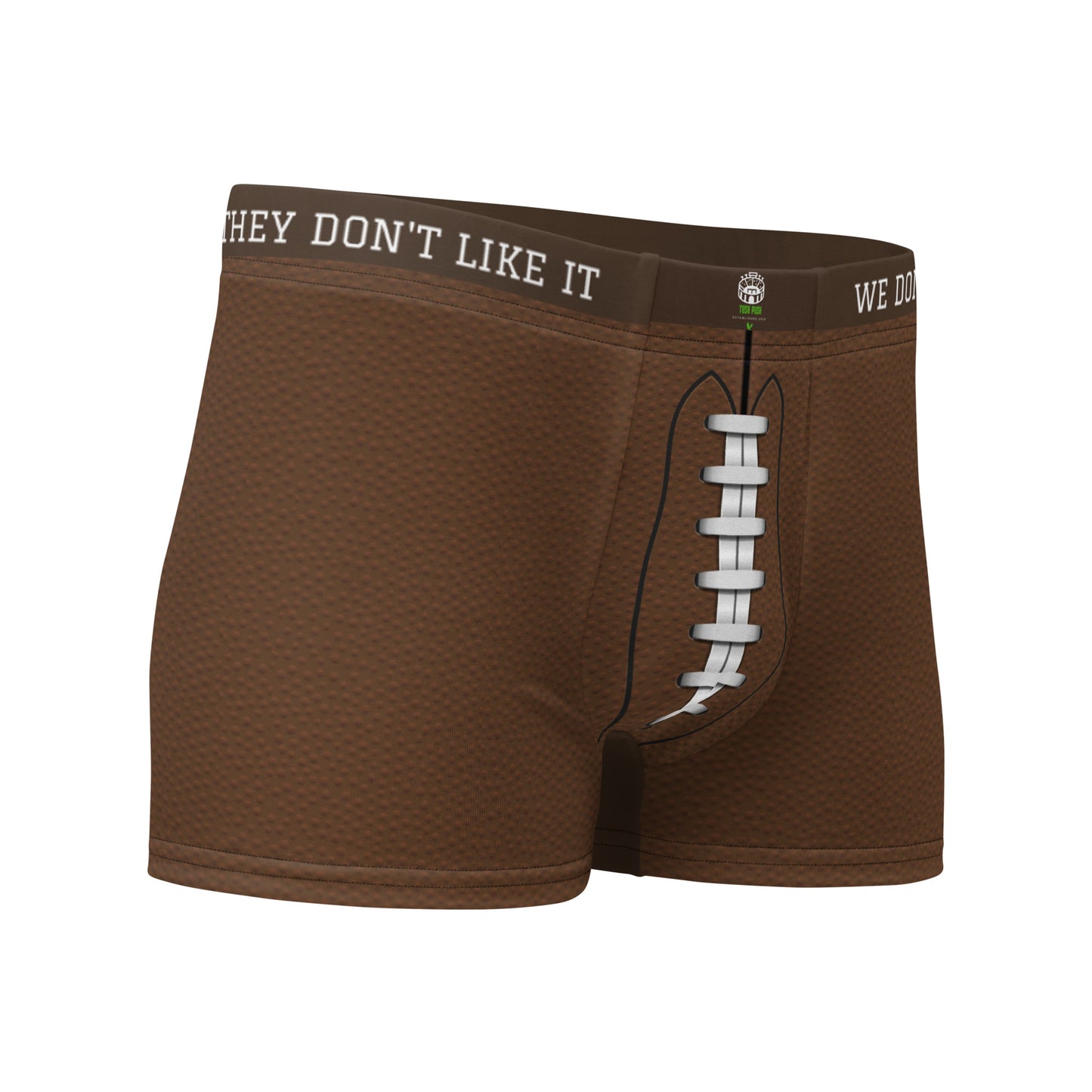 Tush Push™ Football Boxer Briefs for Men, Funny Game Day Underwear for Tailgating, Football Print
