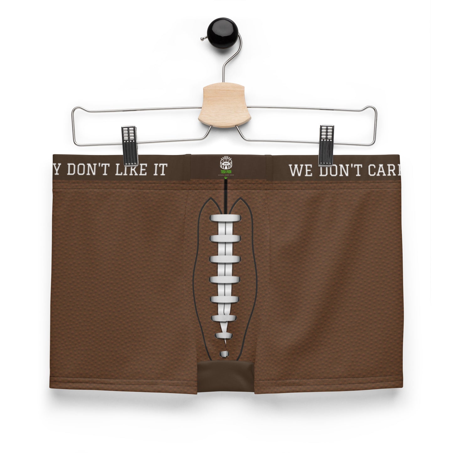 Tush Push™ Football Boxer Briefs for Men, Funny Game Day Underwear for Tailgating, Football Print