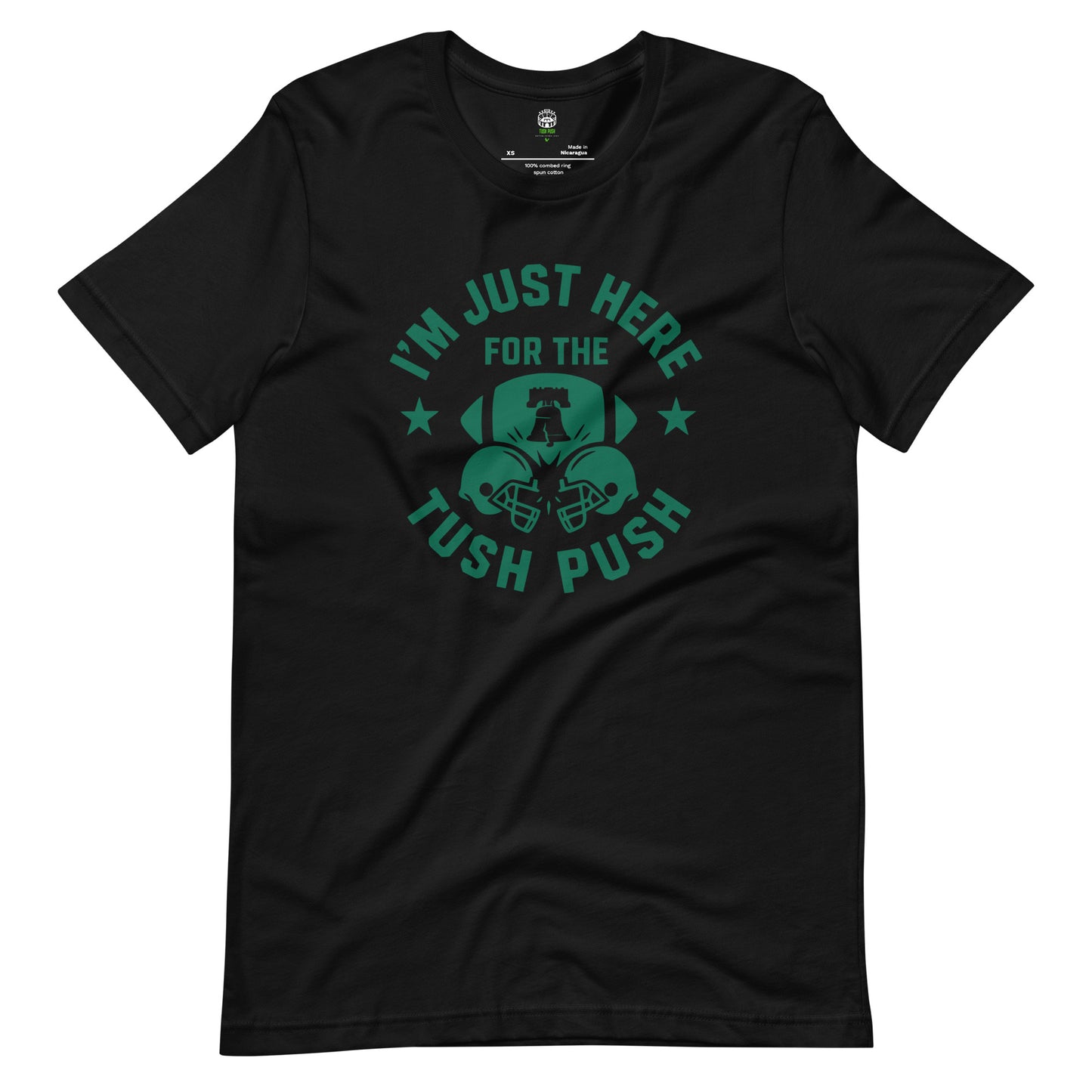 Tush Push™ Shirt – I’m Just Here for the Tush Push, Funny Game Day Football Tee, Philly Fans