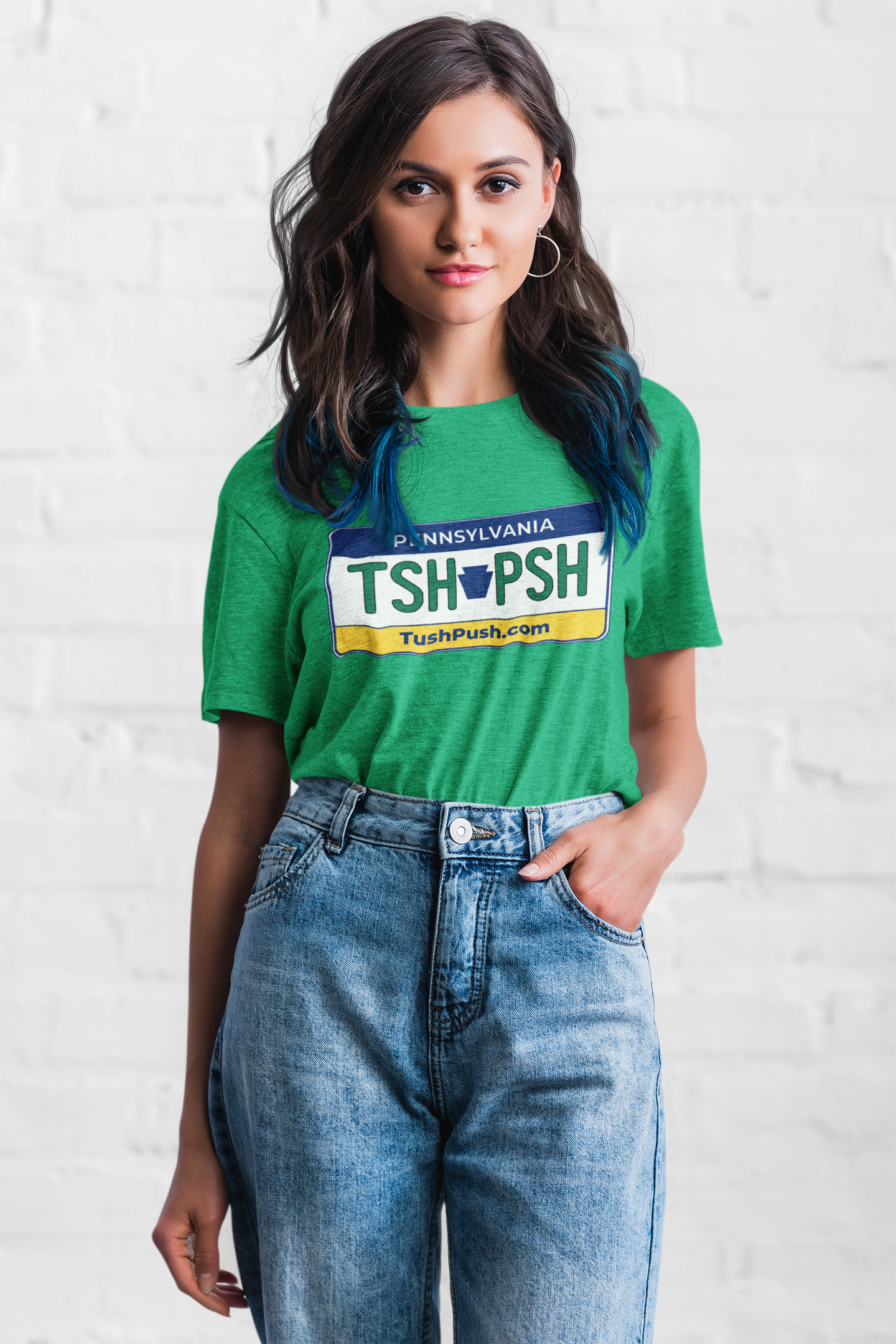 TUSH PUSH™ Pennsylvania License Plate Tee | PA Football Fan Gift Shirt