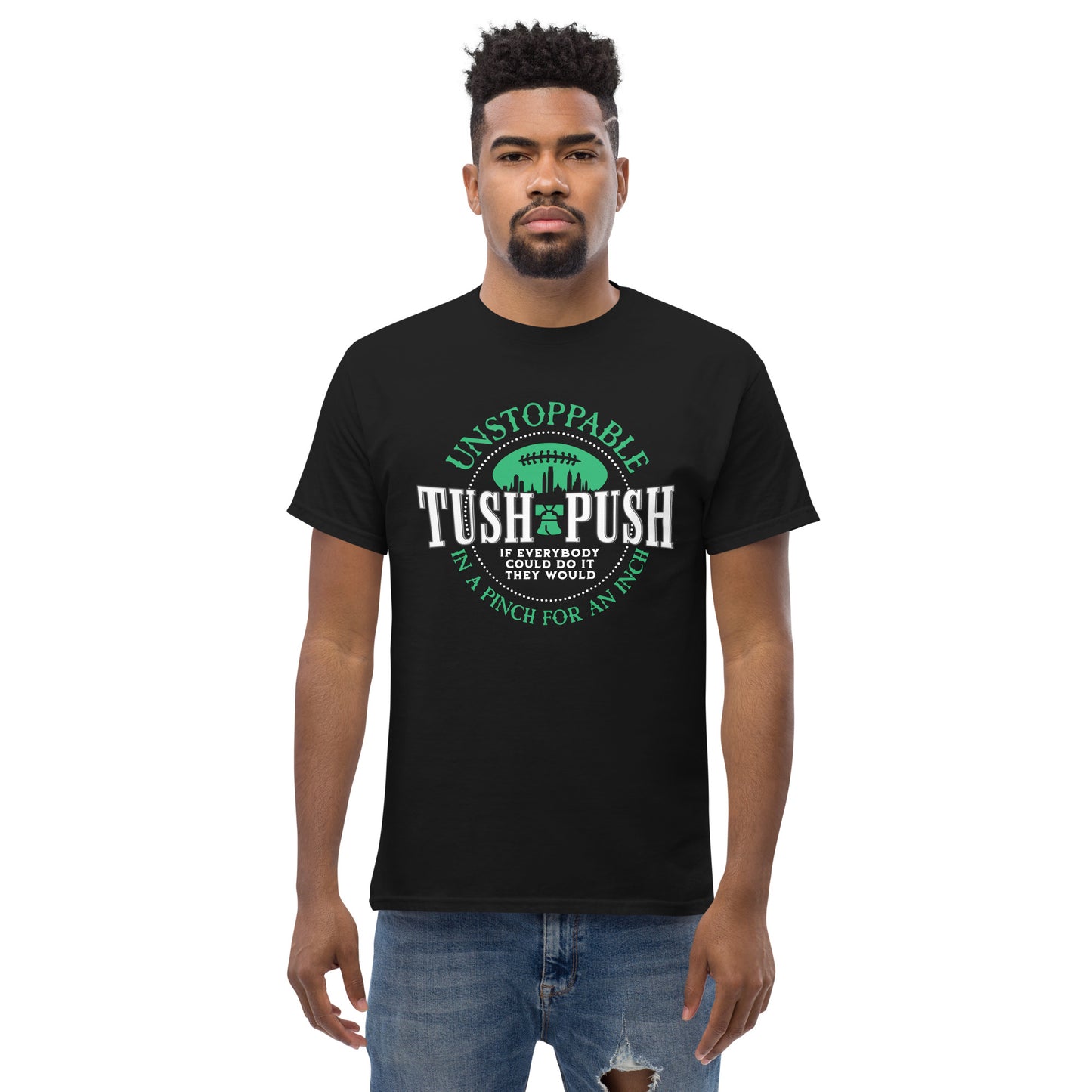 Philly Skyline Graphic – Adult Mens Cotton Classic Fit Tee