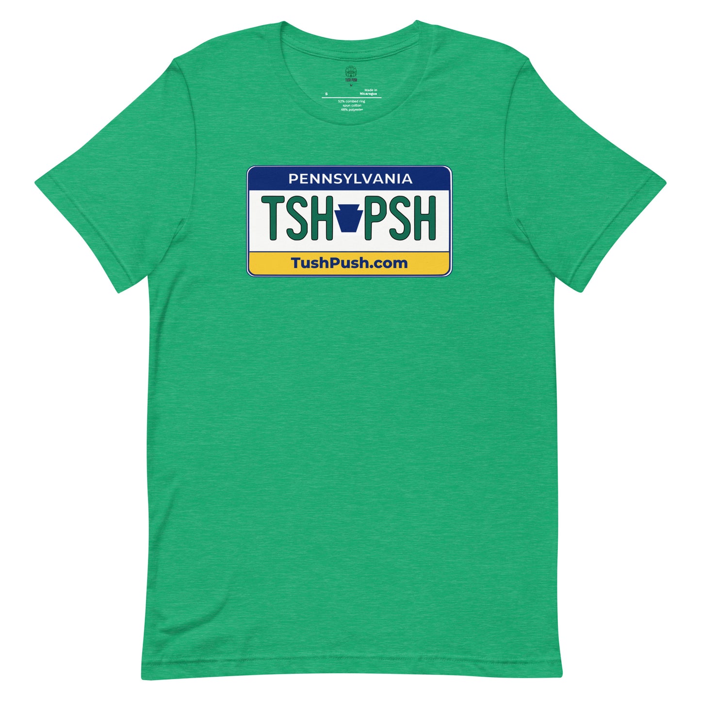 TUSH PUSH™ Pennsylvania License Plate Tee | PA Football Fan Gift Shirt
