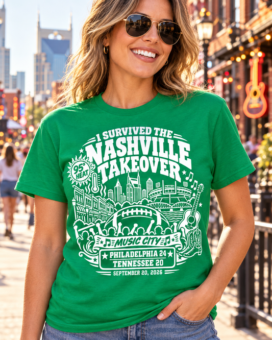 Nashville Takeover Shirt, Football Souvenir for Philadelphia Fans