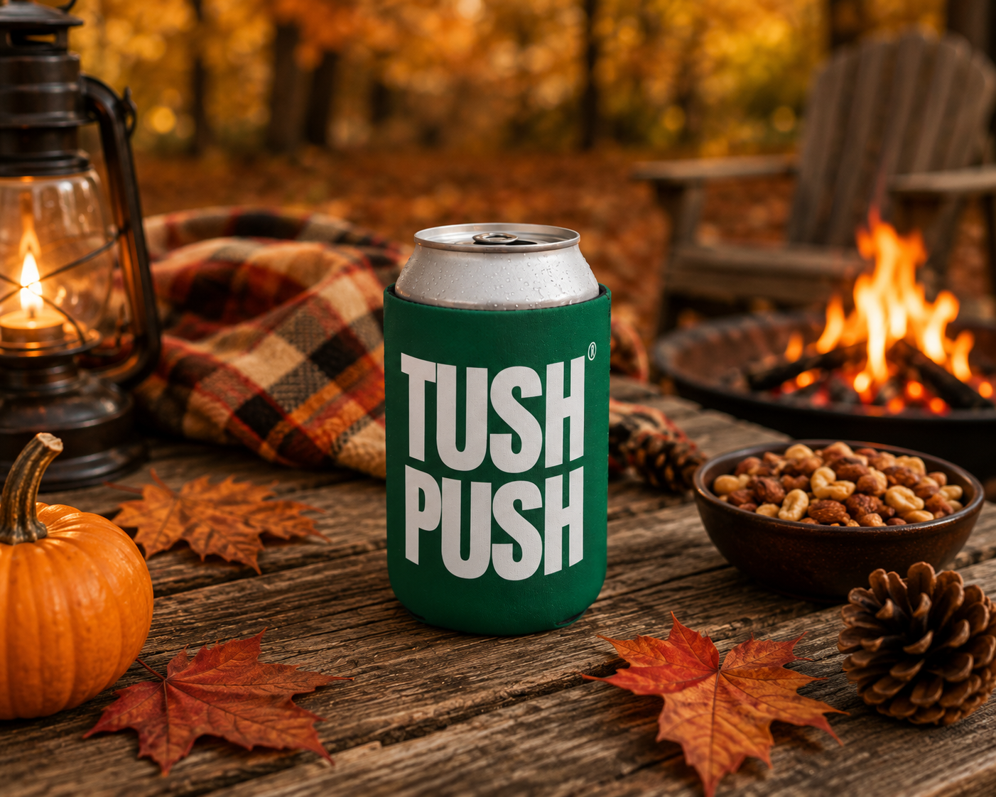 Personalized Football Can Cooler | Philadelphia Tush Push ® | 12 oz Insulated Drink Sleeve Cozie