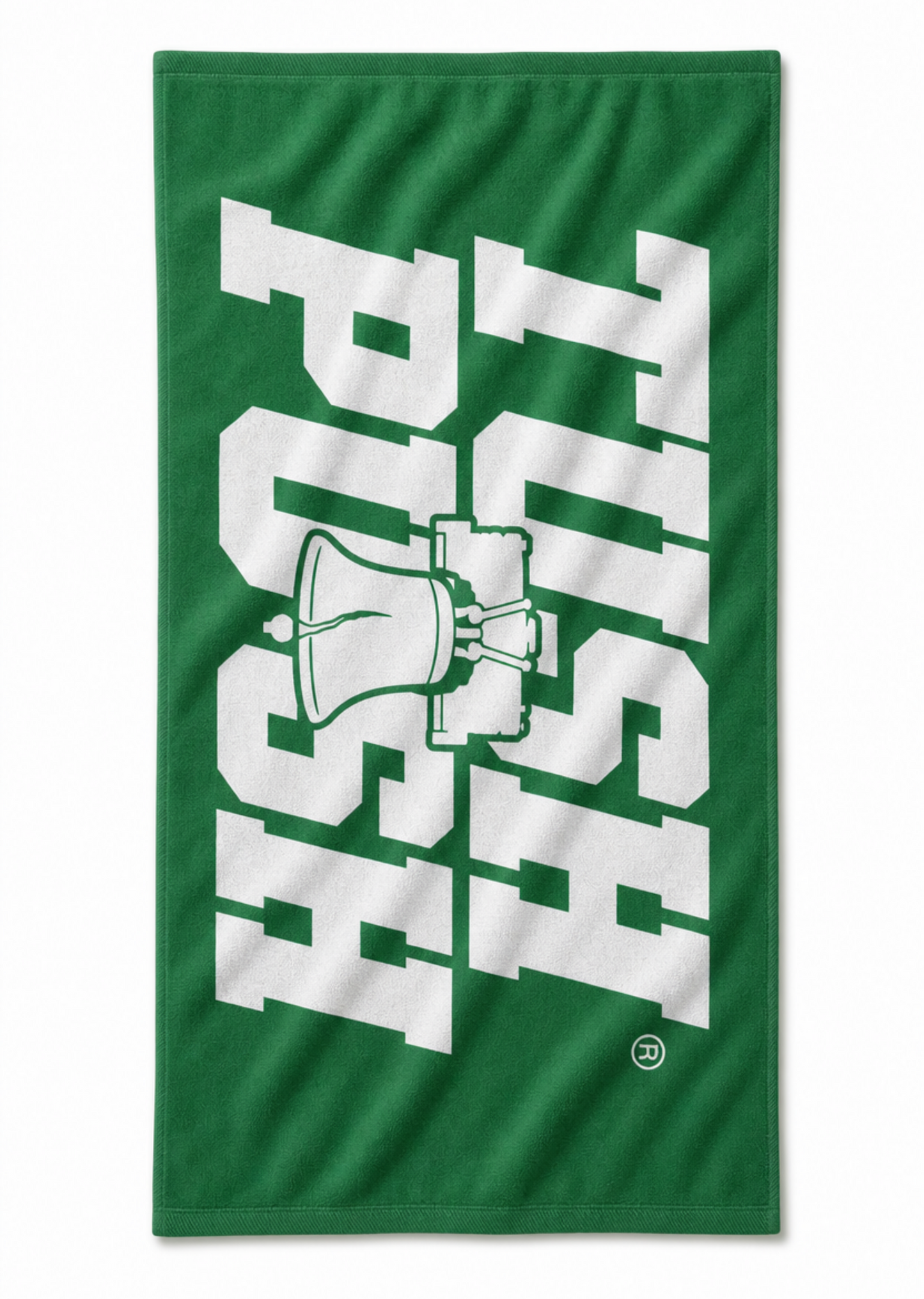 Tush Push® Rally Towel Liberty Bell Edition - 16"x25" Kelly Green