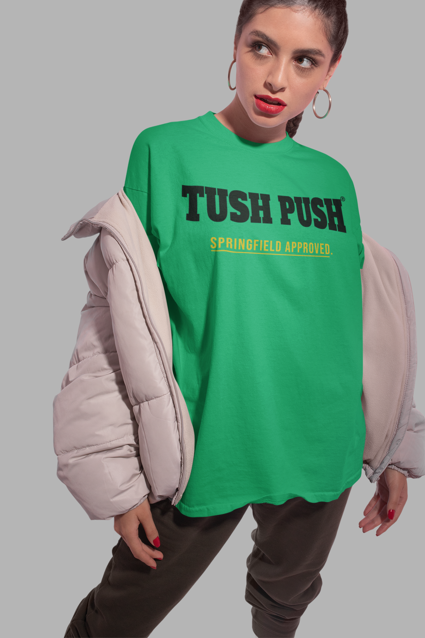 TUSH PUSH® Springfield Approved T-Shirt – Football Culture Graphic Tee