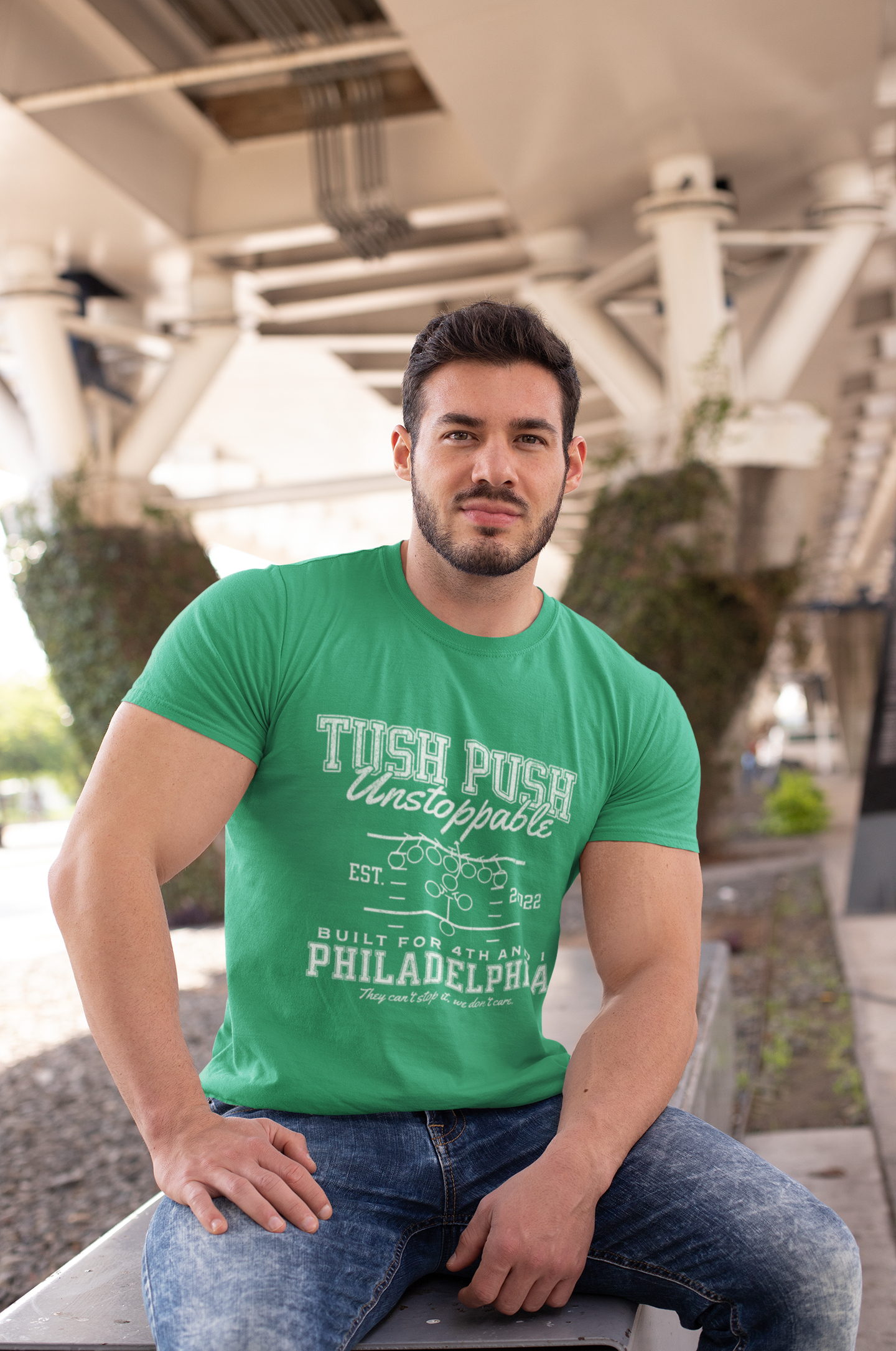 Tush Push® Unstoppable Play Diagram T-Shirt, Unisex, 100% Cotton