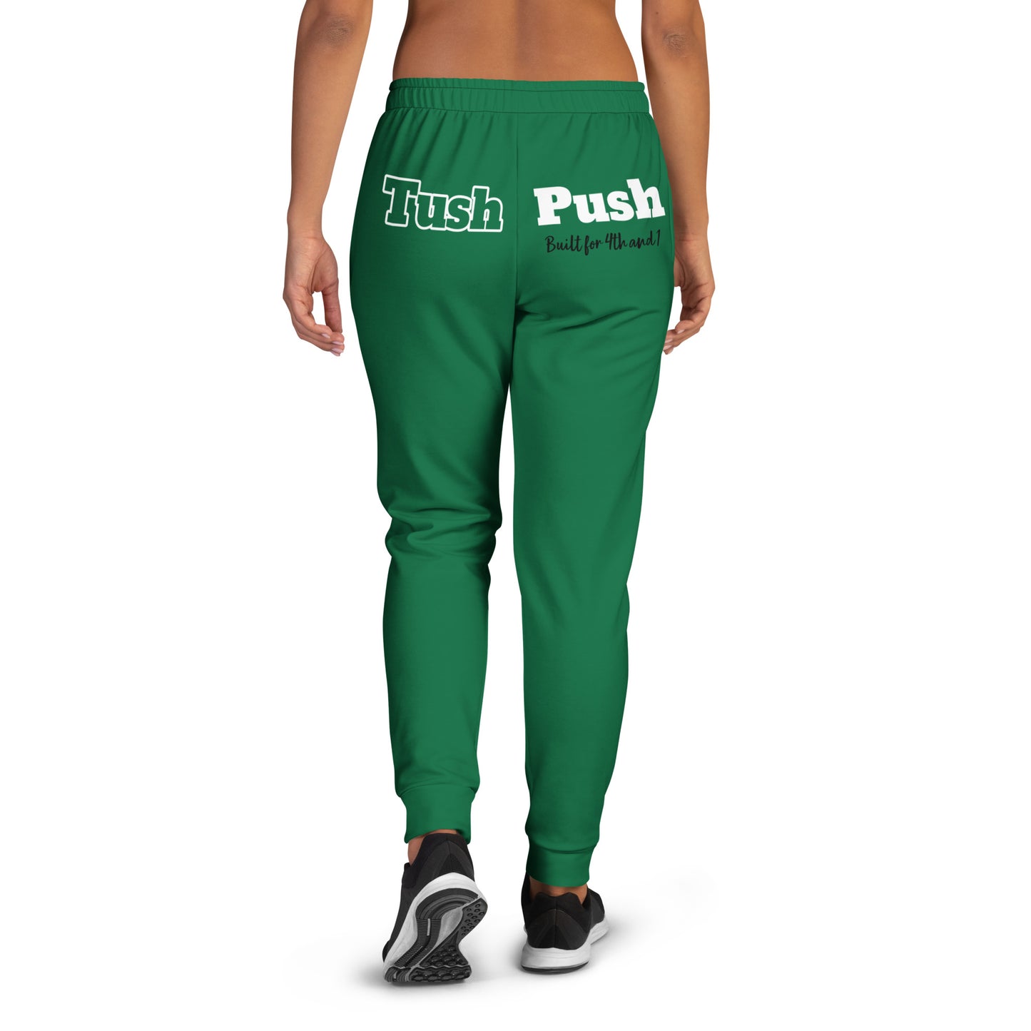 Tush Push® Sweatpants for Women – Built for 4th & 1 | “They Can’t Stop It, We Don’t Care” | All Over Print Recycled Sweatpants
