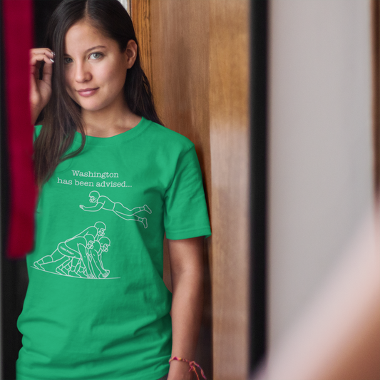 "Washington Has Been Advised” Funny Offsides Tee