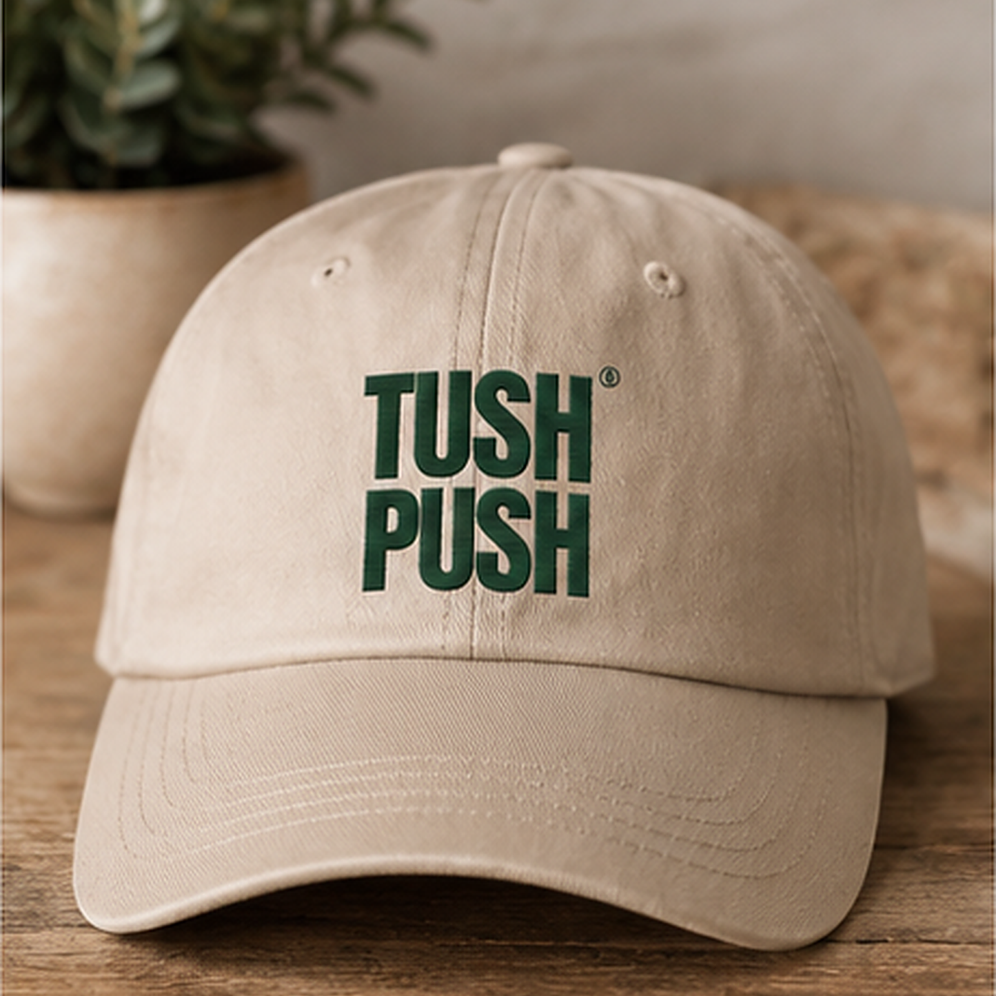 Embroidered Football Dad Hat — Tush Push® Cap