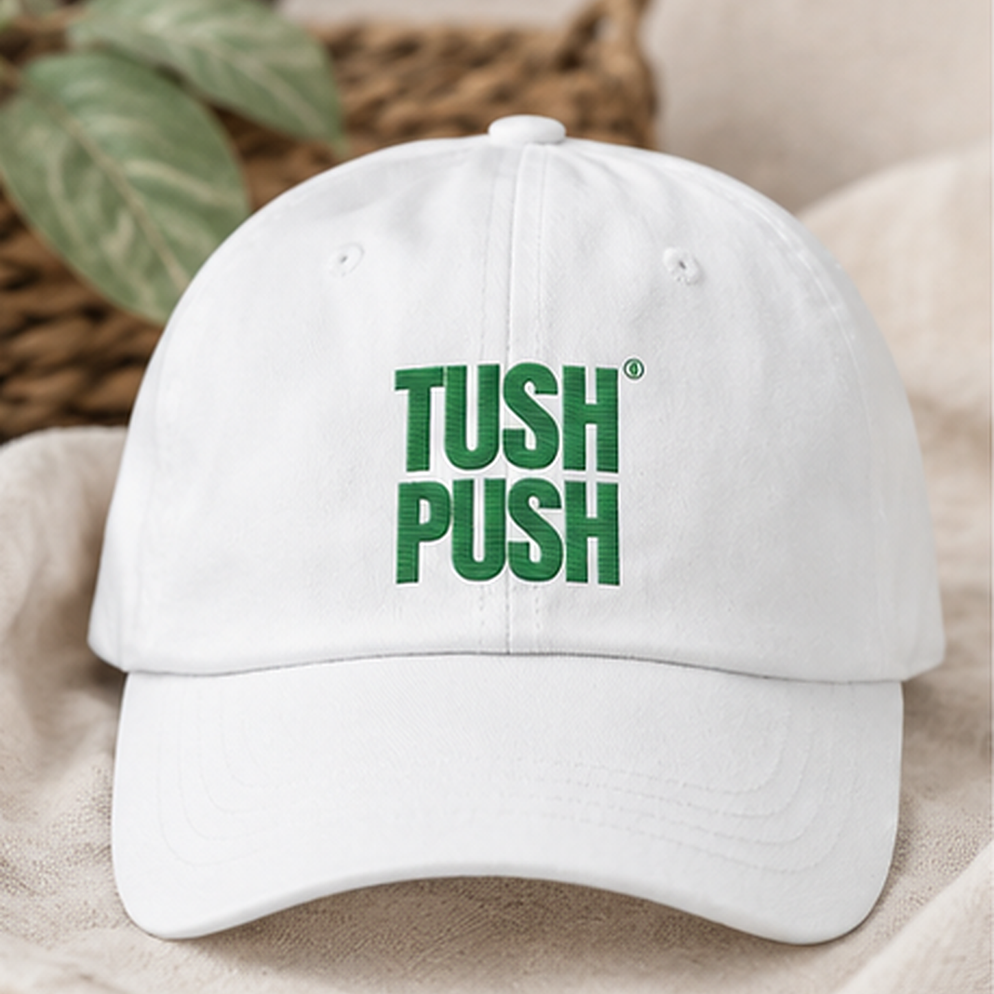 Embroidered Football Dad Hat — Tush Push® Cap