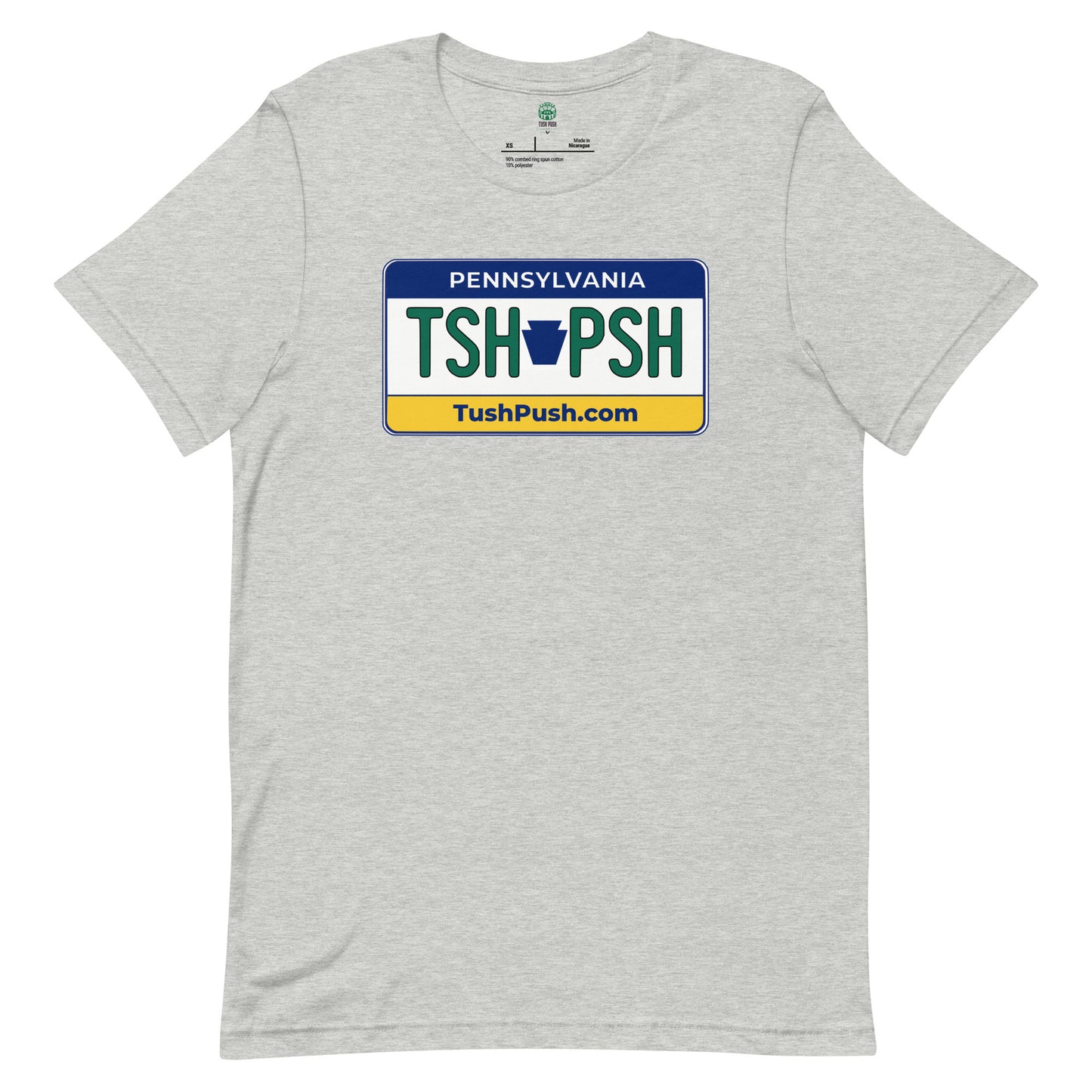 TUSH PUSH™ Pennsylvania License Plate Tee | PA Football Fan Gift Shirt