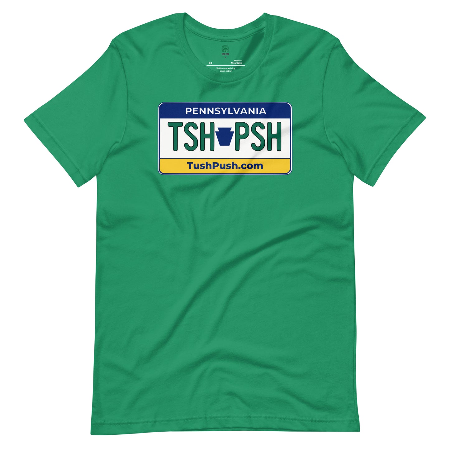 TUSH PUSH™ Pennsylvania License Plate Tee | PA Football Fan Gift Shirt